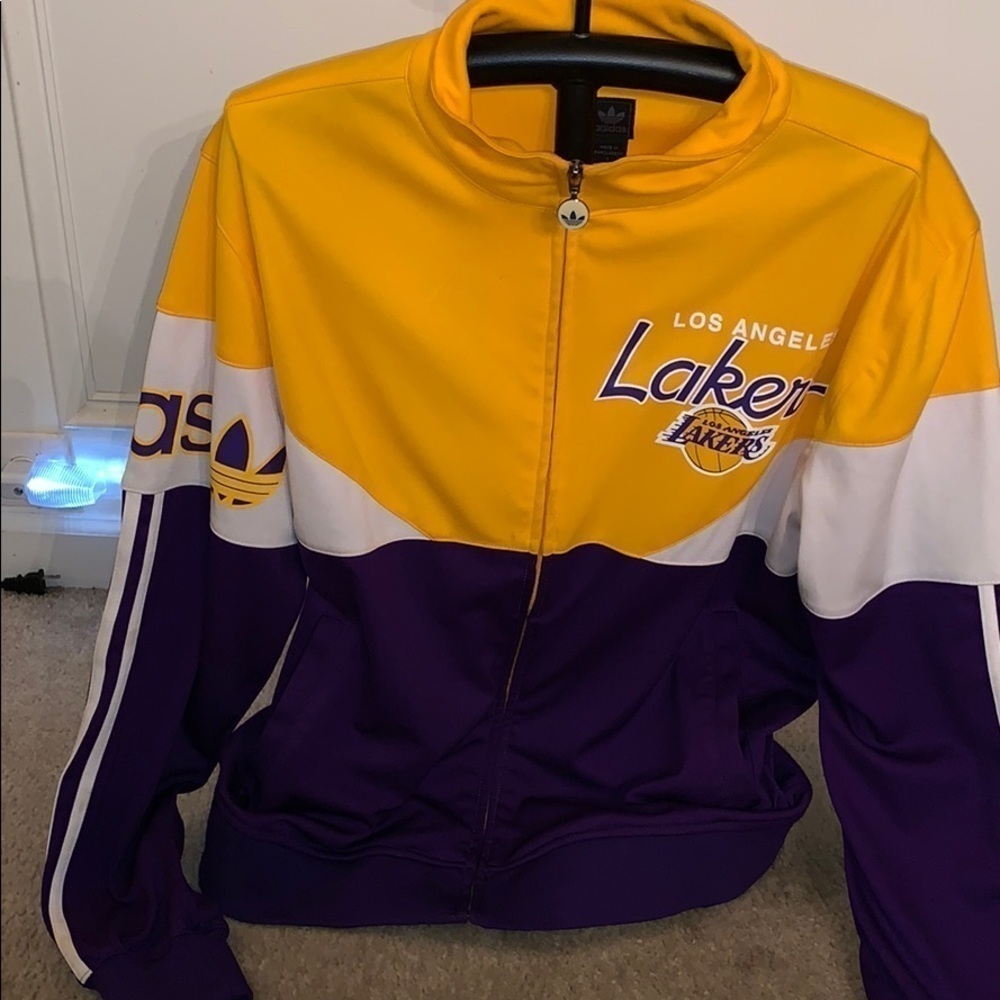 Adidas Los Angeles Lakers track jacket size-L